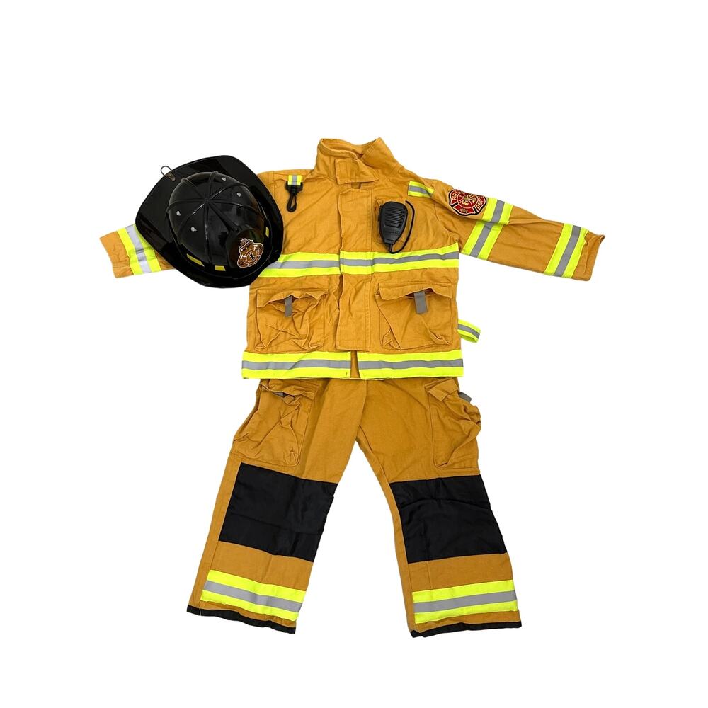 Fireman Firefighter Halloween Costume Size Youth 5/6